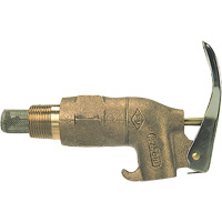 Heavy-Duty Drum Faucet, Brass, 3/4" NPT Inlet DC628 | Rideout Tool & Machine Inc.