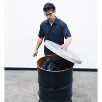 Galvanized Steel Open Head Drum Cover Rideout Tool & Machine Inc.