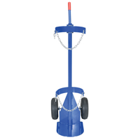 Gas Cylinder Cart, Pneumatic Wheels, 12" W x 15-1/2" L Base, 500 lbs. Rideout Tool & Machine Inc.
