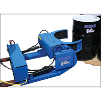 Grip+Go Power-Grip Fork Mount Drum Handler, 15 - 55 US Gal. (12.5 - 45 Imperial Gal.) Drum Size, 1500 lbs./680 kg Cap. Rideout Tool & Machine Inc.