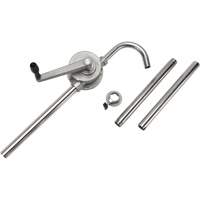 Pompe rotative pour baril, Acier inoxydable, Pour capacit&eacute; 55 gal., 12 oz/course Rideout Tool & Machine Inc.