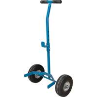 Cylinder Cart, Flat-Free Wheels, 15-1/2" W x 14-1/4" L Base, 600 lbs. Rideout Tool & Machine Inc.