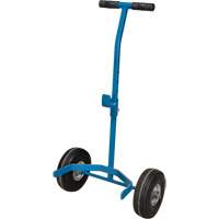 Cylinder Cart, Flat-Free Wheels, 15-1/2" W x 14-1/4" L Base, 600 lbs. Rideout Tool & Machine Inc.