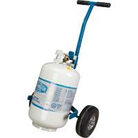 Cylinder Cart, Flat-Free Wheels, 15-1/2" W x 14-1/4" L Base, 600 lbs. Rideout Tool & Machine Inc.