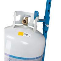 Cylinder Cart, Flat-Free Wheels, 15-1/2" W x 14-1/4" L Base, 600 lbs. Rideout Tool & Machine Inc.