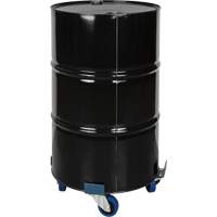 Drum Dolly, Steel, 1400 lbs. Capacity, 24" Diameter, Blue Elastic Casters Rideout Tool & Machine Inc.