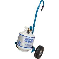 Cylinder Cart, Flat-Free Wheels, 15-1/2" W x 14-1/4" L Base, 600 lbs. Rideout Tool & Machine Inc.