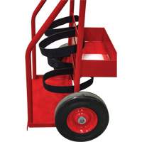 Hot Works Fire Prevention Cart, Semi-Pneumatic Wheels, 17.75" W x 8.9" L Base, 100 lbs. Rideout Tool & Machine Inc.