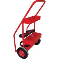 Hot Works Fire Prevention Cart, Semi-Pneumatic Wheels, 17.75" W x 8.9" L Base, 100 lbs. Rideout Tool & Machine Inc.