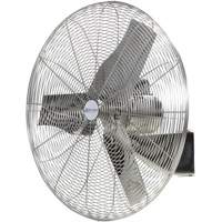 Stainless Steel Food Service Washdown Air Circulating Fans, Industrial, 20" Dia., 1 Speeds Rideout Tool & Machine Inc.