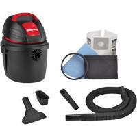 Aspirateur portable pour atelier, Secs-humides, 2,5 CV, 2,5 gal. US (9,5 litres) Rideout Tool & Machine Inc.