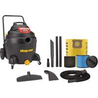 Aspirateur industriel, Secs-humides, 3 CV, 16 gal. US (60,6 litres) Rideout Tool & Machine Inc.