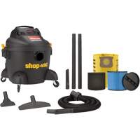 Aspirateur d'atelier s&eacute;rie entrepreneur, Secs-humides, 3,5 CV, 6 gal. US (22,7 litres) Rideout Tool & Machine Inc.
