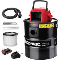 Aspirateur sans fil pour cendres, 20 V, Capacit&eacute; 5 gal. Rideout Tool & Machine Inc.
