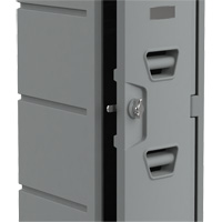 Locker, 12" x 15" x 47", Grey, Assembled FH729 | Rideout Tool & Machine Inc.