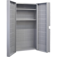 Deep Door Combination Cabinet, 38" W x 24" D x 72" H, Grey FH820 | Rideout Tool & Machine Inc.
