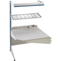 Arlink Preconfigured Workstation, 36" W x 28" D x 84" H, Single Sided Corner Add-On Rideout Tool & Machine Inc.