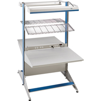 Arlink Preconfigured Workstation, 36" W x 56" D x 84" H, Double Sided Corner Add-On Rideout Tool & Machine Inc.