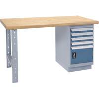 Workbench, Door w/ Drawer Combination, 2500 lbs. Cap., 60" W x 36" D, 34" H Rideout Tool & Machine Inc.