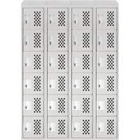 Assembled Clean Line™ Perforated Economy Lockers FL355 | Rideout Tool & Machine Inc.