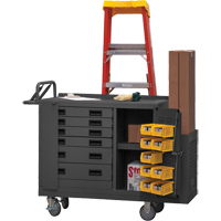 Heavy Duty Mobile Work Stations, Steel Surface FL417 | Rideout Tool & Machine Inc.