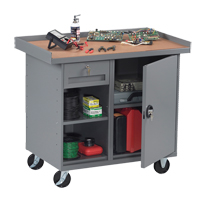 Mobile Workbench Cabinet, Laminate Surface Rideout Tool & Machine Inc.