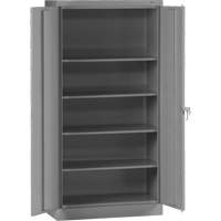 Standard Storage Cabinet, Steel, 4 Shelves, 72" H x 36" W x 18" D, Grey FL778 | Rideout Tool & Machine Inc.