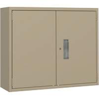 Armoire murale, Acier, 2 Tablettes, 30" h x 36" la x 12" P, Beige Rideout Tool & Machine Inc.