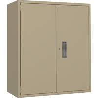 Armoire de rangement Lo-Boy, Acier, 2 Tablettes, 40" h x 36" la x 18" P, Beige Rideout Tool & Machine Inc.