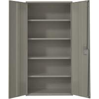 Armoire de rangement Hi-Boy, Acier, 4 Tablettes, 72" h x 36" la x 18" P, Gris Rideout Tool & Machine Inc.