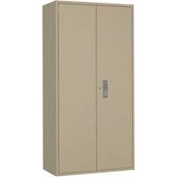 Armoire de rangement Hi-Boy, Acier, 4 Tablettes, 72" h x 36" la x 18" P, Beige Rideout Tool & Machine Inc.