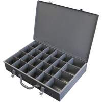 Steel Scoop Compartment Boxes, 17.875" W x 12" D x 3" H, 24 Compartments Rideout Tool & Machine Inc.