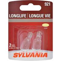 921 Long Life Mini Automotive Bulb, Incandescent, 17.9 W, Off White Rideout Tool & Machine Inc.