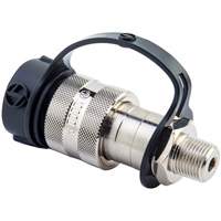 Coupler High Flow Female Side, Steel, 3/8", Female NPTF, 10000 PSI Rideout Tool & Machine Inc.