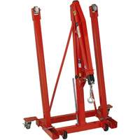 Grue pliante pour moteur, Capacit&eacute; 2500 lb (1,25 tonne) Rideout Tool & Machine Inc.