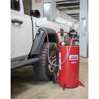 25-Gallon Steel Fuel Caddy with 2-Way Rotary Pump Rideout Tool & Machine Inc.