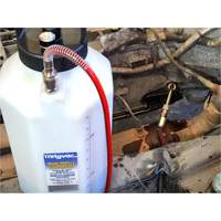 Syst&egrave;me de remplissage de liquide de transmission automatique de 2,5 gallon Rideout Tool & Machine Inc.