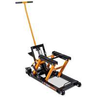 ATV and Motorcycle Jack, 0.75 Ton(s) Capacity, 4-2/3" Lowered, 14-1/2" Raised, Manual Hydraulic Rideout Tool & Machine Inc.