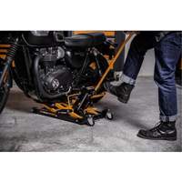 ATV and Motorcycle Jack, 0.75 Ton(s) Capacity, 4-2/3" Lowered, 14-1/2" Raised, Manual Hydraulic Rideout Tool & Machine Inc.