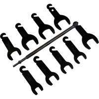 10-Piece Pneumatic Fan Clutch Wrench Set Rideout Tool & Machine Inc.