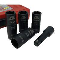 Flip Socket Kit, 5 Pieces, 1/2" Drive Size Rideout Tool & Machine Inc.