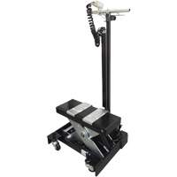 Cric de service de plancher &agrave; profil bas, 12 tonne(s) Capacit&eacute;, 7-1/2" Abaiss&eacute;e, 15" &eacute;lev&eacute;e, Air comprim&eacute;/hydraulique Rideout Tool & Machine Inc.