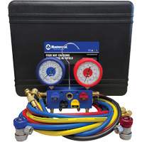 R134A 4-Way Aluminum Manifold Gauge Set Rideout Tool & Machine Inc.