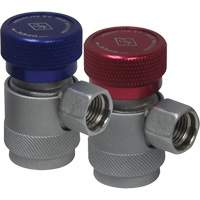 Coupleur rapide manuel R134a c&ocirc;t&eacute; basse pression avec verrouillage de s&eacute;curit&eacute; Rideout Tool & Machine Inc.