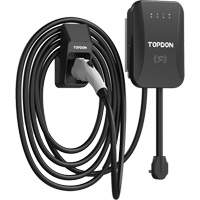 Chargeur r&eacute;sidentiel PulseQ AC pour VE avec mode identification par radiofr&eacute;quence (RFID), 40 A, Niveau 2 CA, Connecteur Type 1 (SAE J1772) Rideout Tool & Machine Inc.