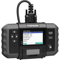 Testeur de batterie 12?V et de syst&egrave;mes 12?V/24?V BT600 avec imprimante int&eacute;gr&eacute;e Rideout Tool & Machine Inc.