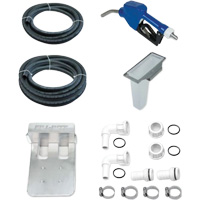 Pompe de transfert de fluide d'&eacute;chappement diesel (DEF) 115 V CA avec support pour cuve GRV et pistolet Rideout Tool & Machine Inc.