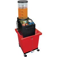 &eacute;changeur de liquide de refroidissement Vacufill avec pompe de vidange des d&eacute;chets Rideout Tool & Machine Inc.