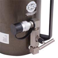 Safety Jack, Locking Collar, 100 tons Capacity, 13-37/100" - 19-3/5" H Rideout Tool & Machine Inc.
