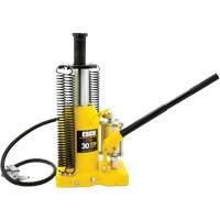 Pro Series  Bottle Jack, 30 tons, Air Hydraulic, 20" Raised Height Rideout Tool & Machine Inc.